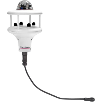 Station météo connectée Libellium One pour la surveillance environnementale.
